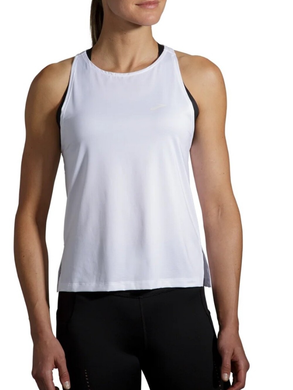 Brooks Sprint Free Tank Top Womens Medium White Running